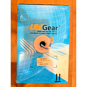 UbiGear Cat 6 Network Cable - 500' Spool w/ Tools/Accessories - Fast Ship!